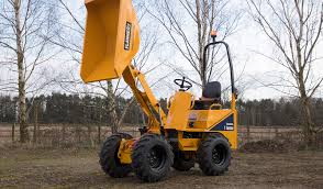 1 ton dumper hire in Sutton for site transport and groundwork